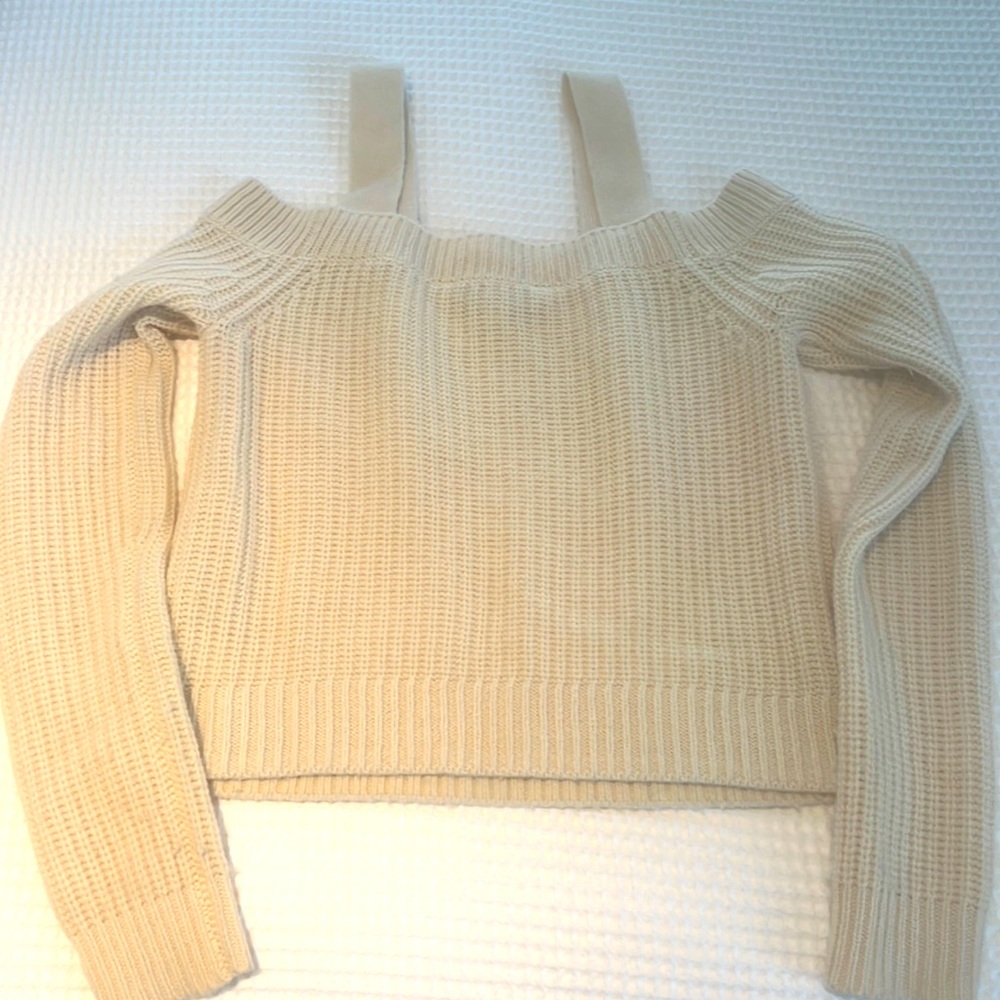 Off the shoulder sweater